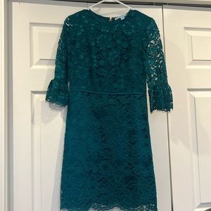 Draper James Lace bell-sleeve dress